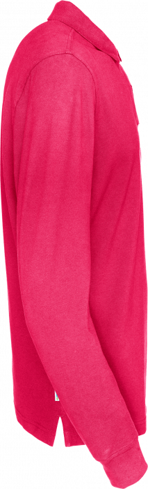 Cottover - Eco Cotton Ls Pique Polo Man - Dark Cerise