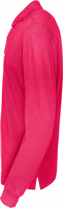 Cottover - Eco Cotton Ls Pique Polo Man - Dark Cerise