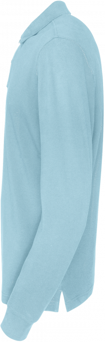 Cottover - Eco Cotton Ls Pique Polo Man - Sky Blue