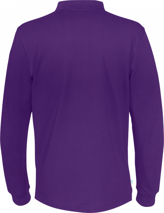 Cottover - Eco Cotton Ls Pique Polo Man - Purple