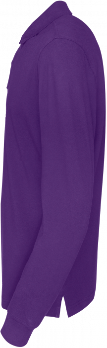 Cottover - Eco Cotton Ls Pique Polo Man - Purple