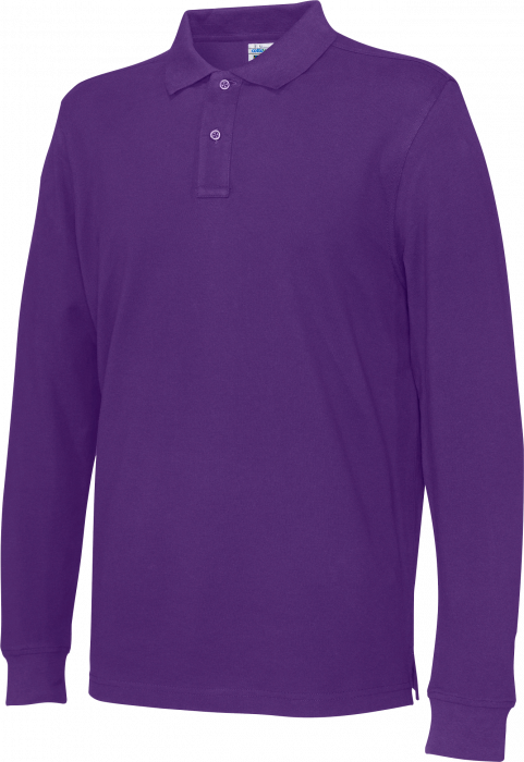 Cottover - Eco Cotton Ls Pique Polo Man - Purple