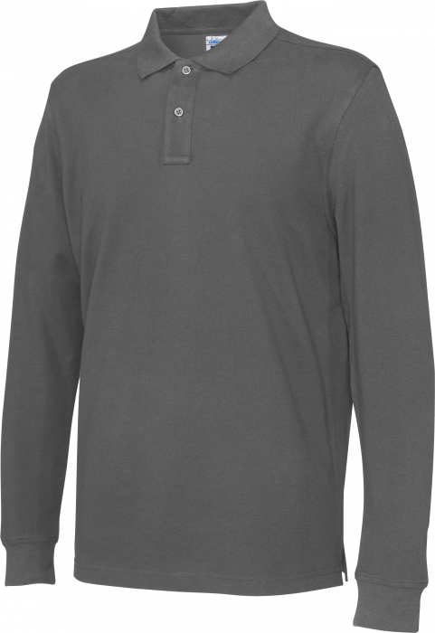 Cottover - Eco Cotton Ls Pique Polo Man - Charcoal