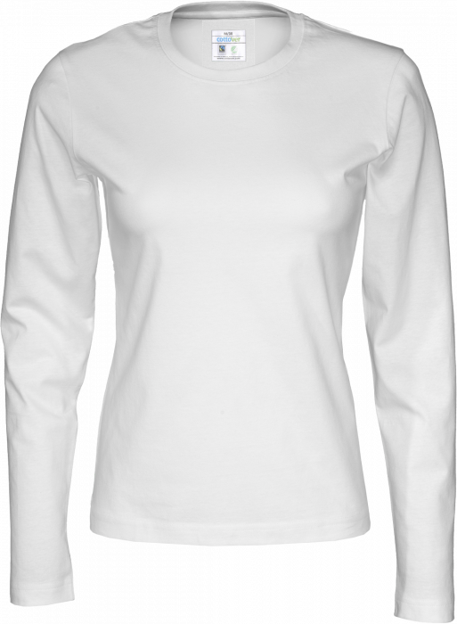 Cottover - Eco Cotton T-Shirt Longsleeve Lady - White