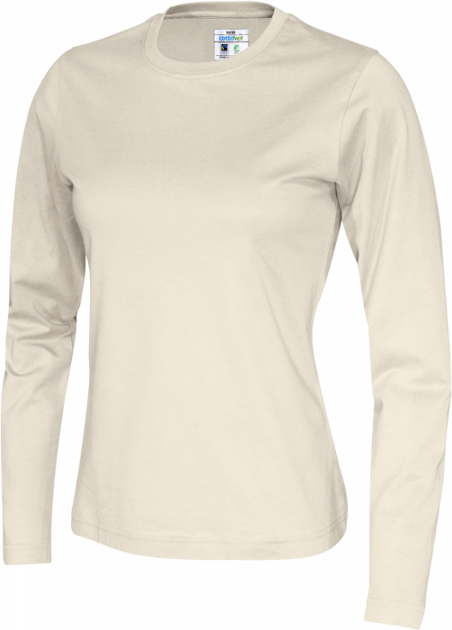 Cottover - Eco Cotton T-Shirt Longsleeve Lady - Off-White