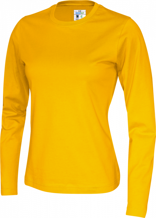 Cottover - Eco Cotton T-Shirt Longsleeve Lady - Yellow