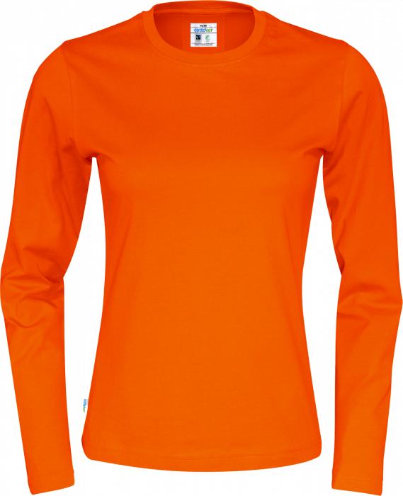 Cottover - Eco Cotton T-Shirt Longsleeve Lady - Orange