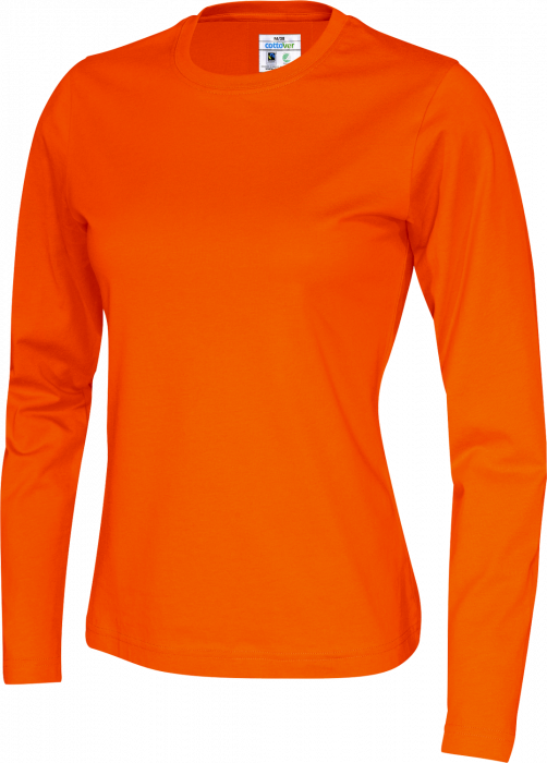 Cottover - Eco Cotton T-Shirt Longsleeve Lady - Orange