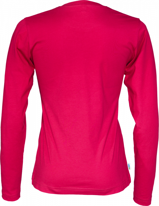 Cottover - &Oslash;kologisk Bomulds T-Shirt Lang&aelig;rmet Dame - Dark Cerise