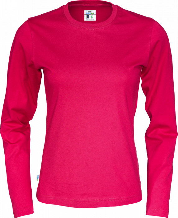 Cottover - Eco Cotton T-Shirt Longsleeve Lady - Dark Cerise