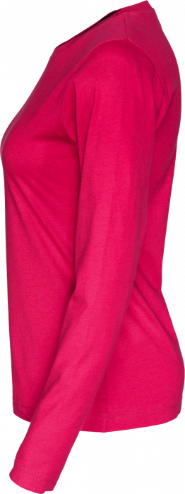 Cottover - &Oslash;kologisk Bomulds T-Shirt Lang&aelig;rmet Dame - Dark Cerise