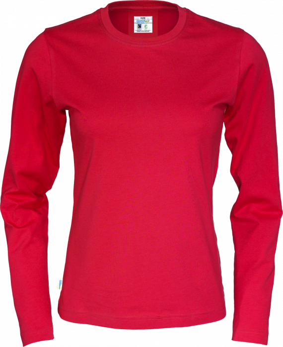Cottover - Eco Cotton T-Shirt Longsleeve Lady - Red