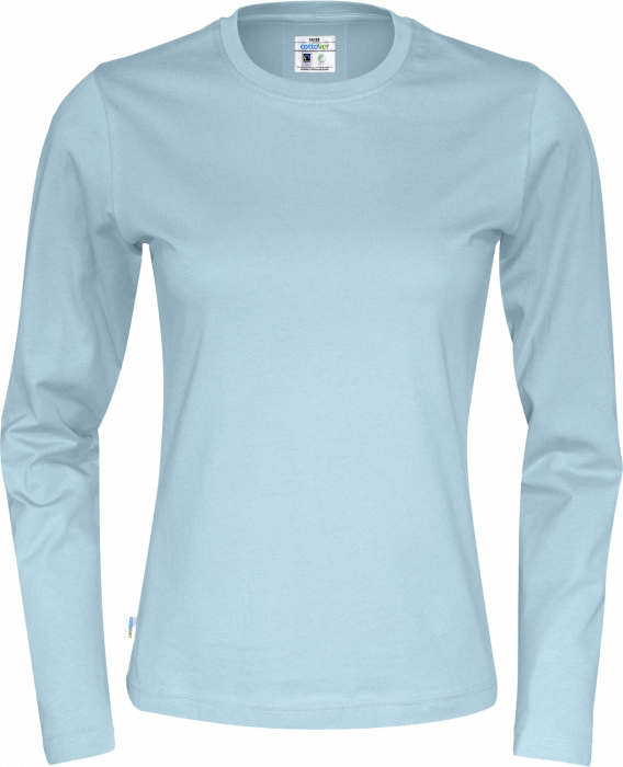 Cottover - Eco Cotton T-Shirt Longsleeve Lady - Sky Blue