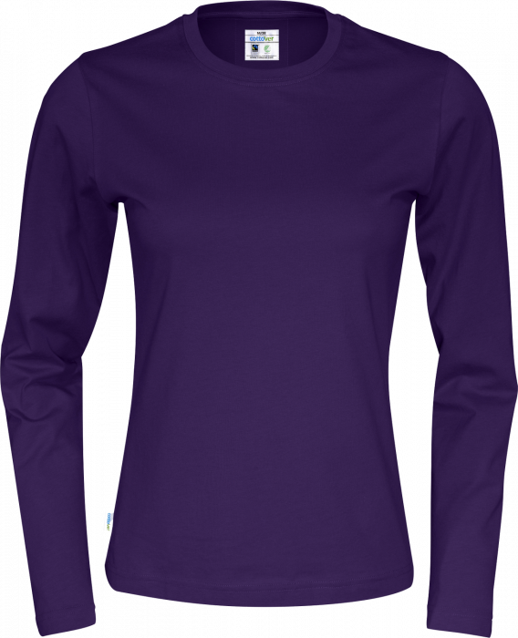 Cottover - Eco Cotton T-Shirt Longsleeve Lady - Purple