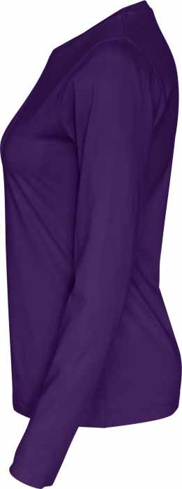 Cottover - &Oslash;kologisk Bomulds T-Shirt Lang&aelig;rmet Dame - Lilla