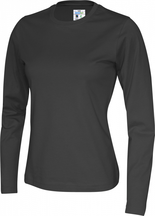 Cottover - Eco Cotton T-Shirt Longsleeve Lady - Charcoal