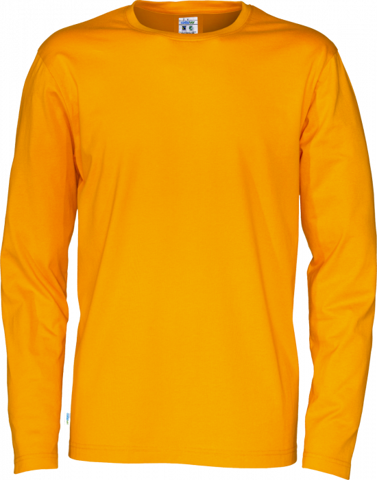 Cottover - Eco Cotton T-Shirt Longsleeve Man - Yellow