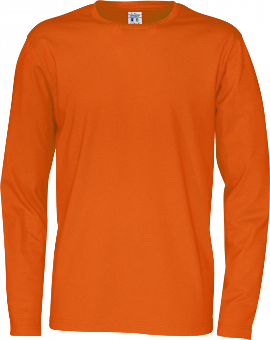 Cottover - Eco Cotton T-Shirt Longsleeve Man - Orange