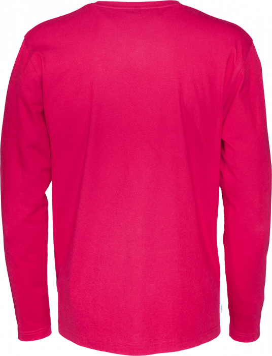 Cottover - Eco Cotton T-Shirt Longsleeve Man - Dark Cerise