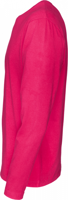 Cottover - Eco Cotton T-Shirt Longsleeve Man - Dark Cerise