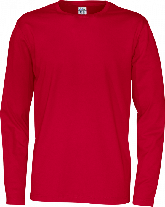 Cottover - Eco Cotton T-Shirt Longsleeve Man - Red