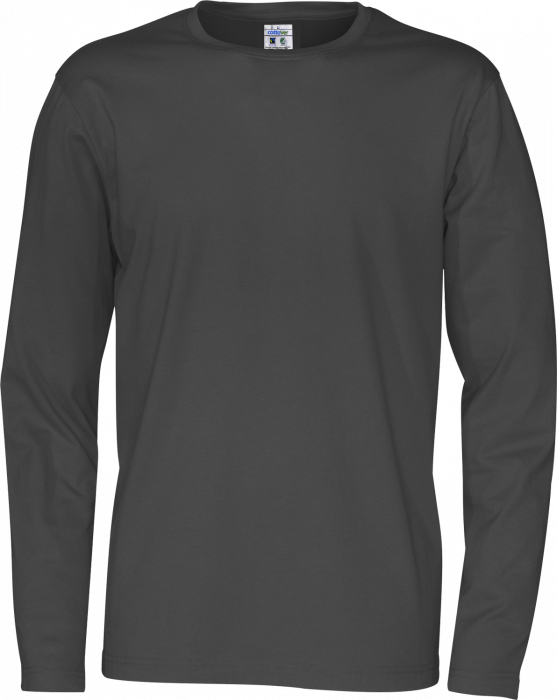 Cottover - Eco Cotton T-Shirt Longsleeve Man - Charcoal