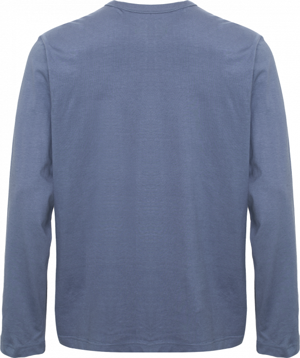 Cottover - Eco Cotton Relaxed Ls T-Shirt - Dusty Blue