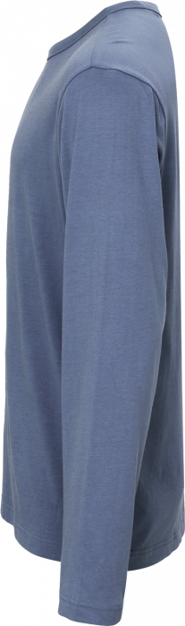 Cottover - Eco Cotton Relaxed Ls T-Shirt - Dusty Blue