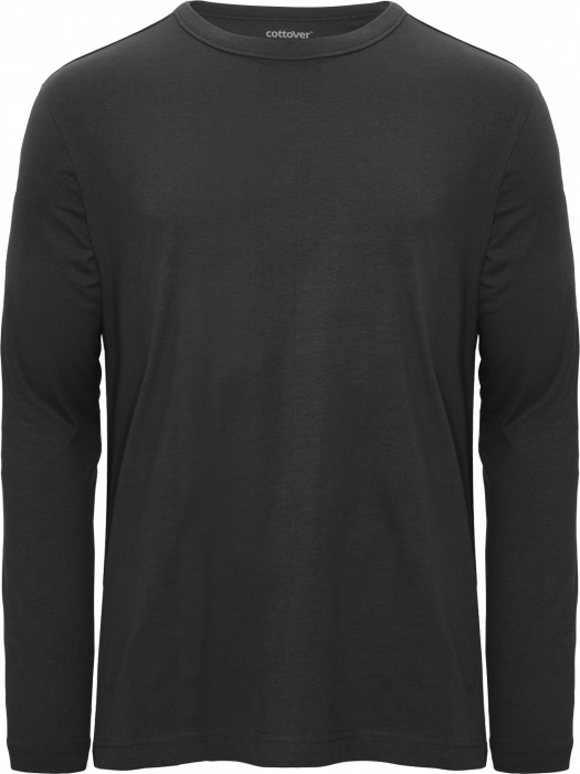 Cottover - Eco Cotton Relaxed Ls T-Shirt - Black