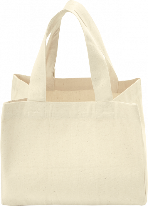 Cottover - Small Canvas Tote Bag Short Handle - Natural