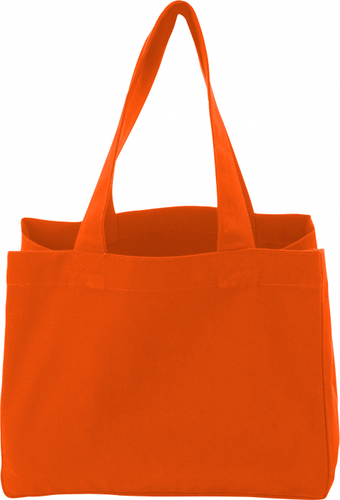 Cottover - Small Canvas Tote Bag Short Handle - Orange