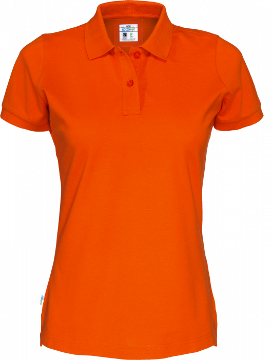 Cottover - Eco Cotton Pique Polo Woman - Orange