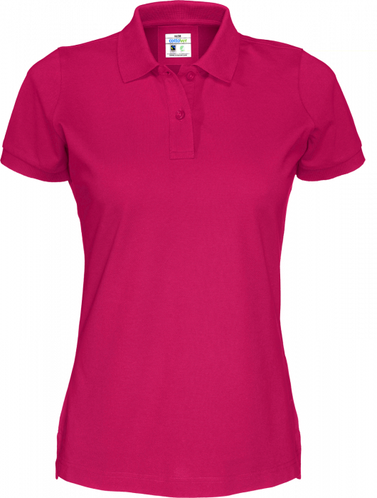 Cottover - Eco Cotton Pique Polo Woman - Dark Cerise