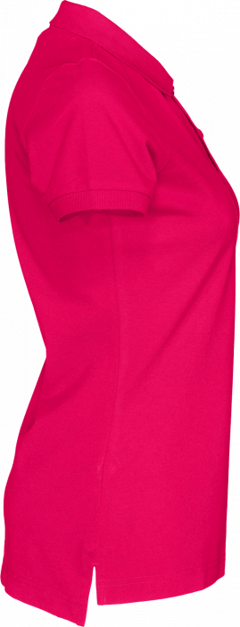 Cottover - Eco Cotton Pique Polo Woman - Dark Cerise
