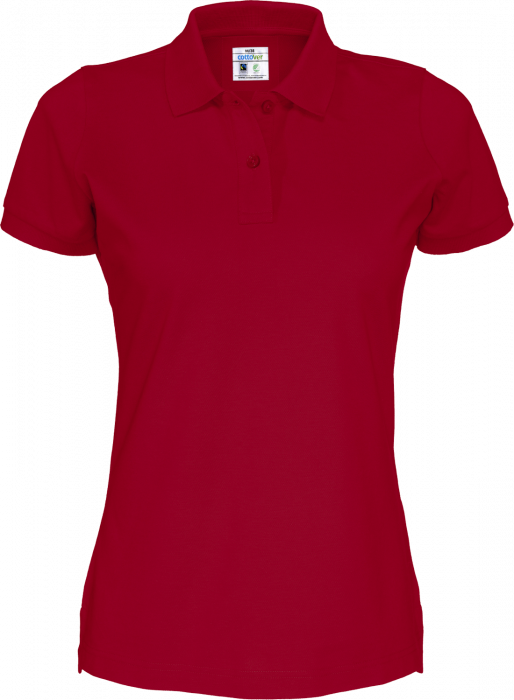 Cottover - Eco Cotton Pique Polo Woman - Red