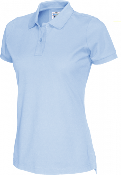 Cottover - Eco Cotton Pique Polo Woman - Sky Blue