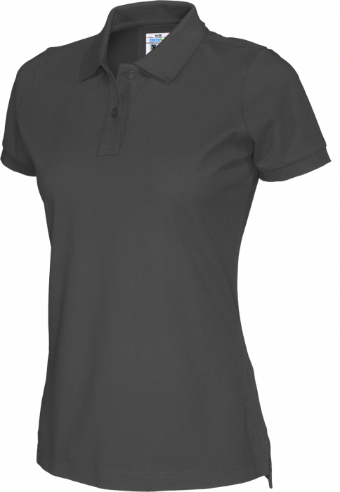 Cottover - Eco Cotton Pique Polo Woman - Charcoal