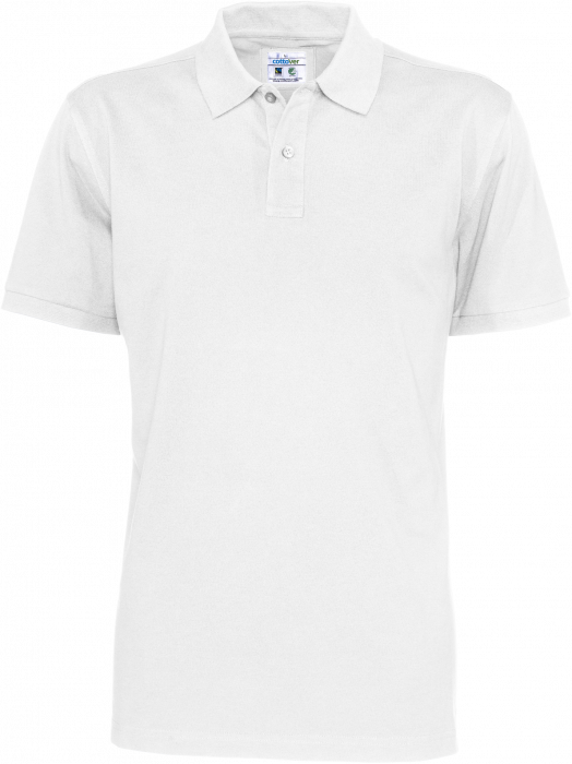 Cottover - Økologisk Bomulds Pique Polo Herre - White