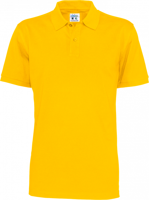 Cottover - Økologisk Bomulds Pique Polo Herre - Yellow