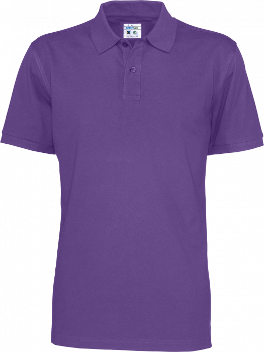 Cottover - Eco Cotton Pique Polo Man - Purple