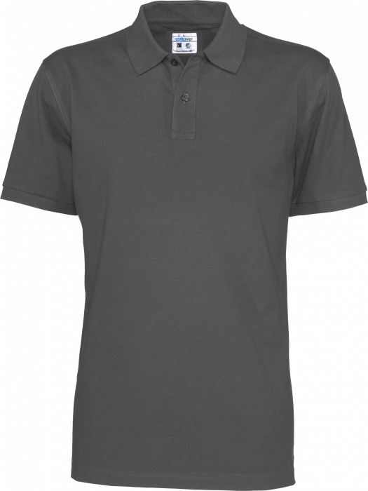 Cottover - Eco Cotton Pique Polo Man - Charcoal