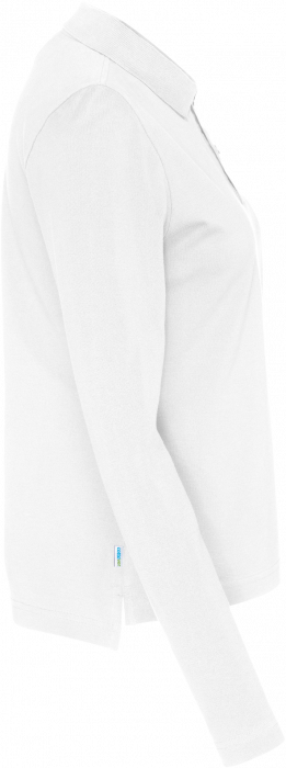 Cottover - Eco Cotton Ls Pique Polo Woman - White