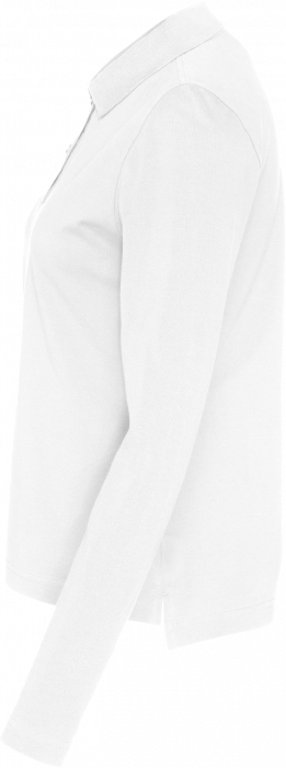 Cottover - Eco Cotton Ls Pique Polo Woman - White