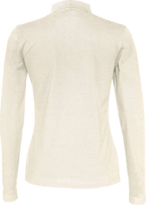Cottover - Eco Cotton Ls Pique Polo Woman - Off-White