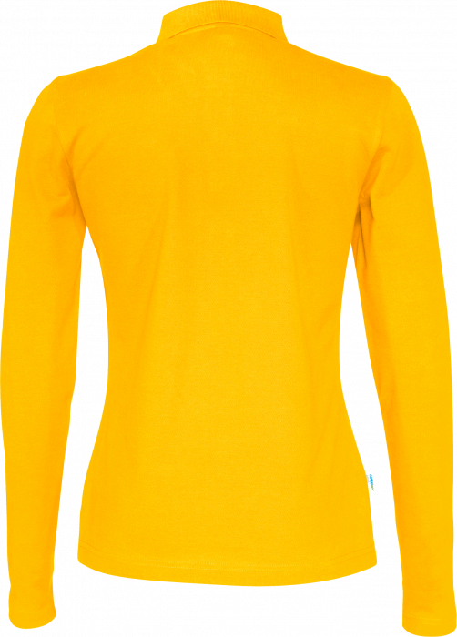 Cottover - Eco Cotton Ls Pique Polo Woman - Yellow