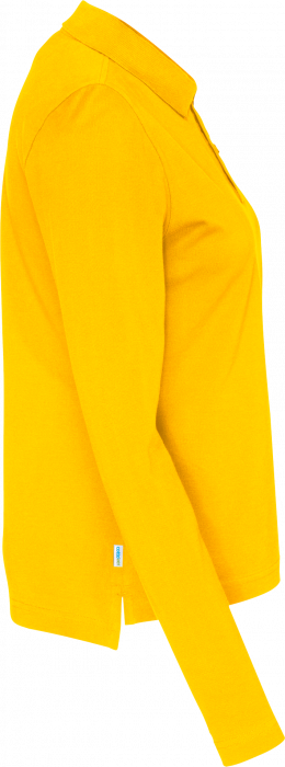 Cottover - Eco Cotton Ls Pique Polo Woman - Yellow