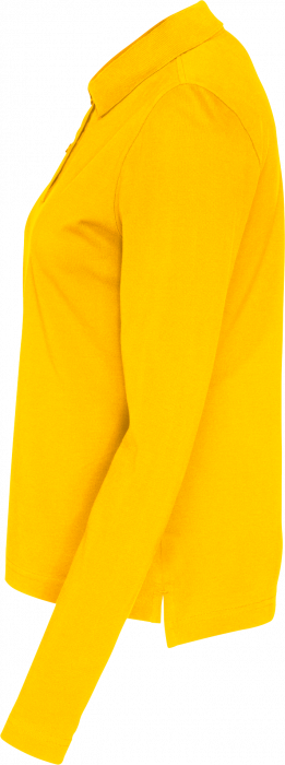 Cottover - Eco Cotton Ls Pique Polo Woman - Yellow