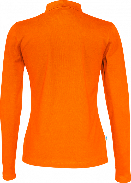 Cottover - Eco Cotton Ls Pique Polo Woman - Orange