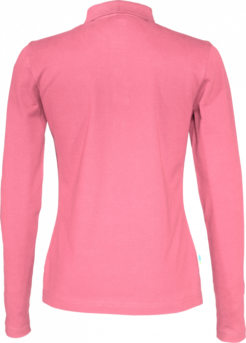 Cottover - Eco Cotton Ls Pique Polo Woman - Pink