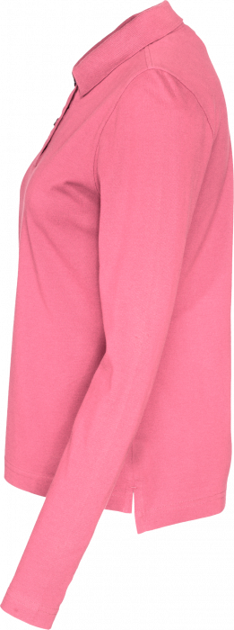 Cottover - Eco Cotton Ls Pique Polo Woman - Pink